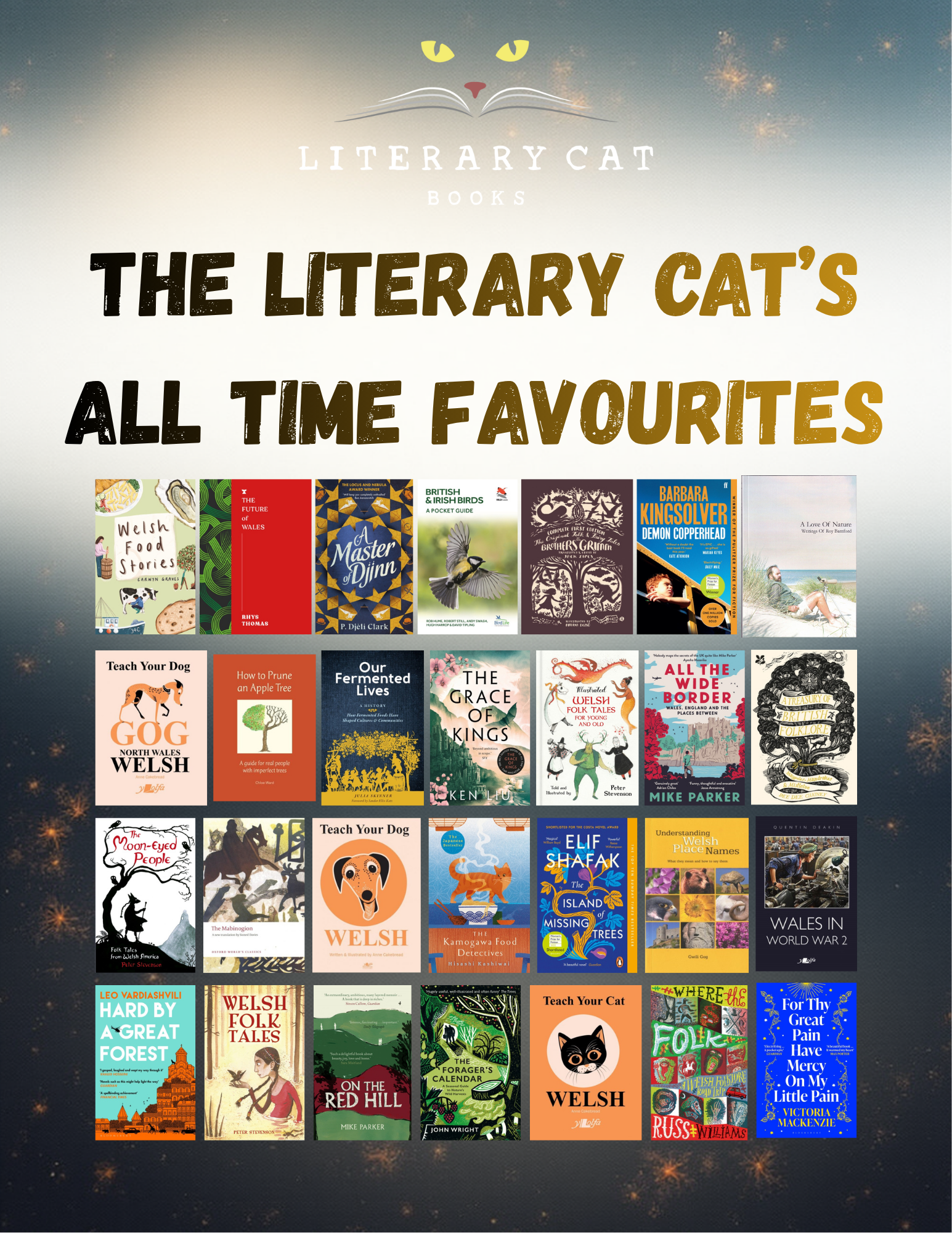 Curated Literary Cat's A-List