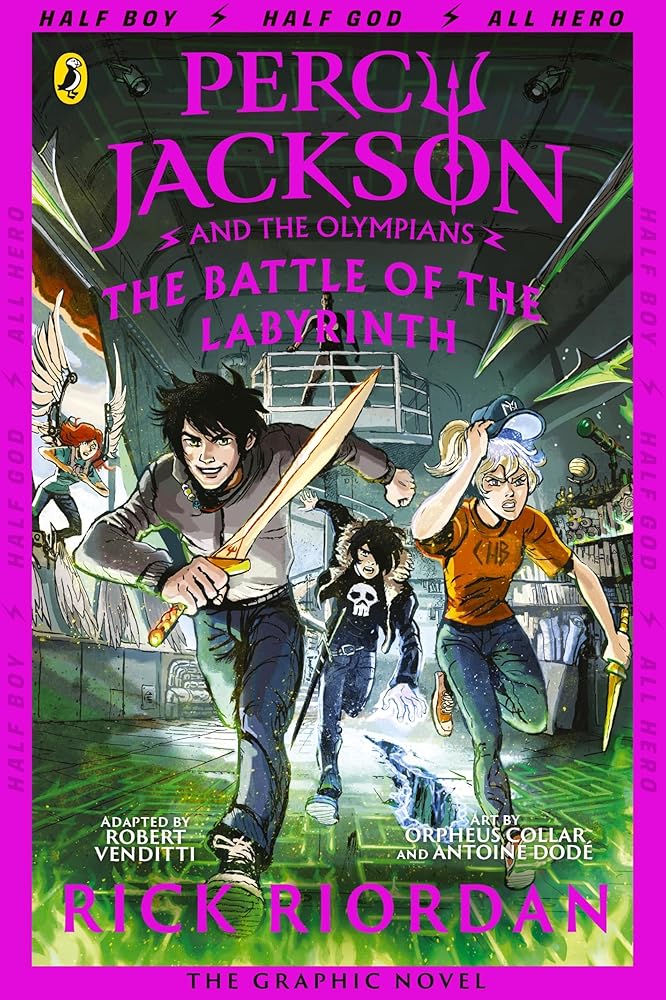 Battle Of The Labyrinth The Graphic cover image