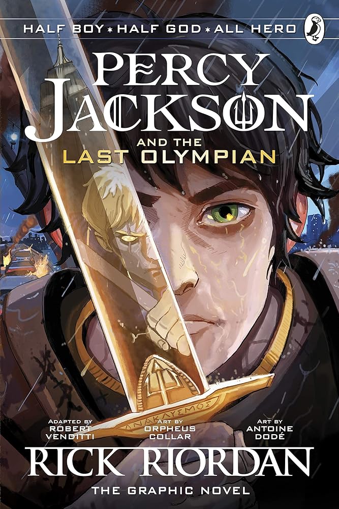 The Last Olympian: The Graphic Novel (Percy Jackson Book 5) cover image
