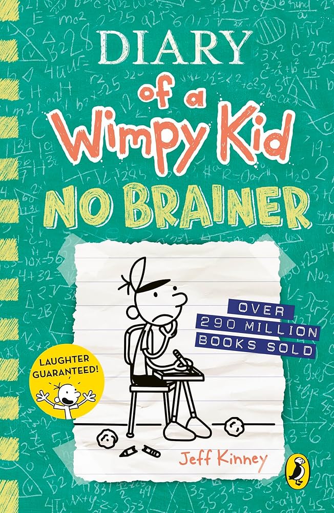 Diary of a Wimpy Kid: No Brainer (Book 18) cover image
