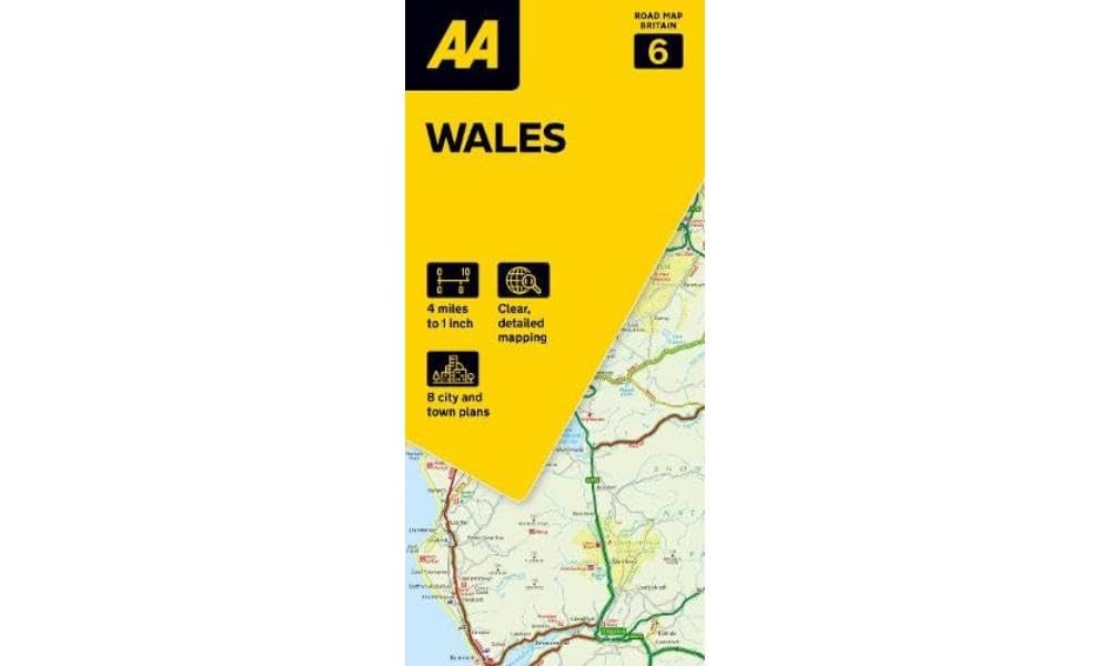 AA Road Map Wales: 6 cover image