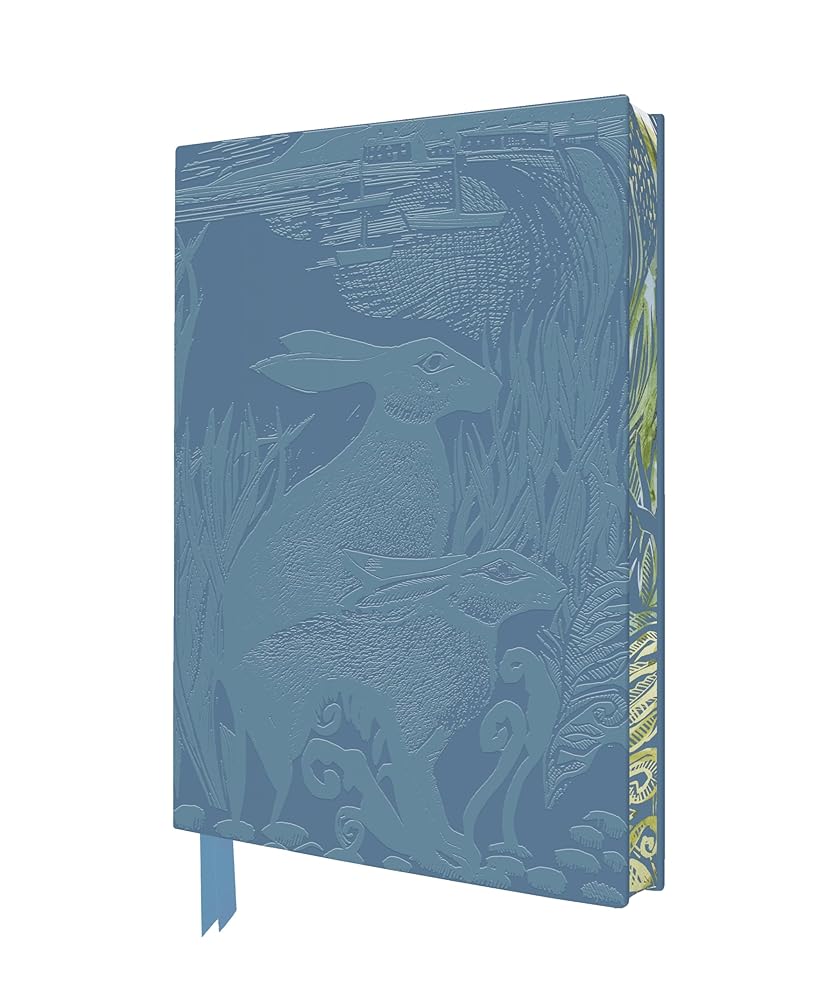 Angela Harding: Rathlin Hares Artisan Art Notebook (Flame Tree Journals) cover image