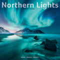 Northern Lights Calendar 2026 | 12 Month Wall Calendar | Avonside Publishing | Plastic Free Packaging cover image