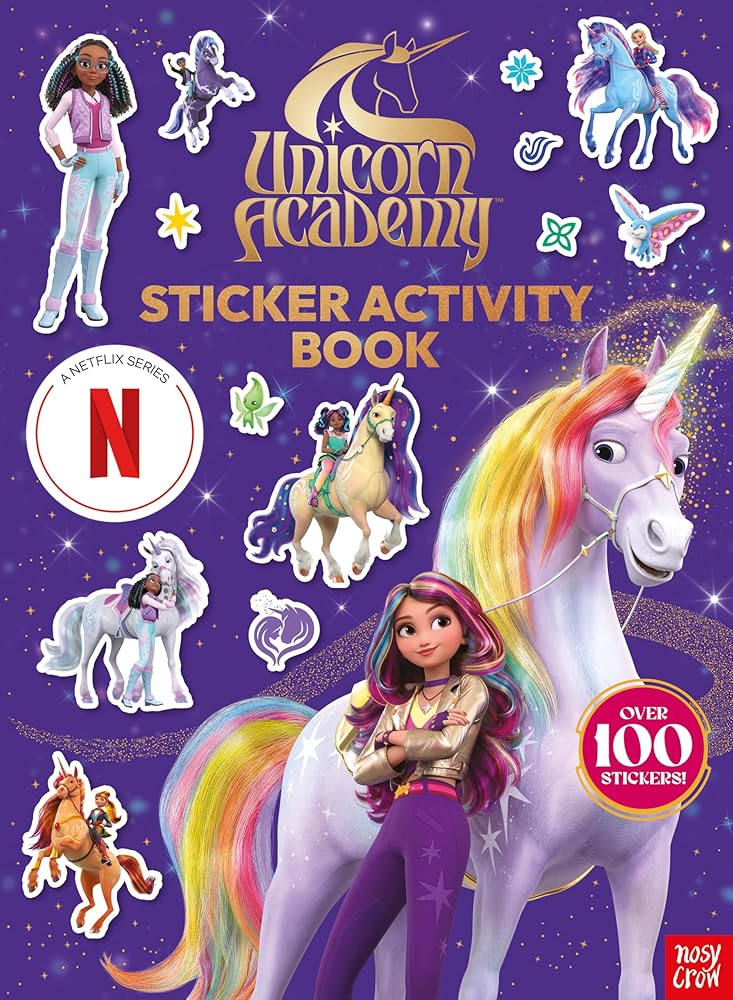 Unicorn Academy: Sticker Activity Book: With over 150 magical stickers (Unicorn Academy: Where Magic Happens) cover image