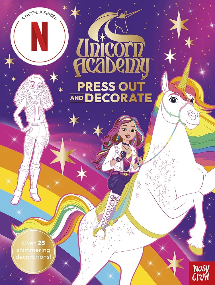 Unicorn Academy: Press Out and Decorate cover image