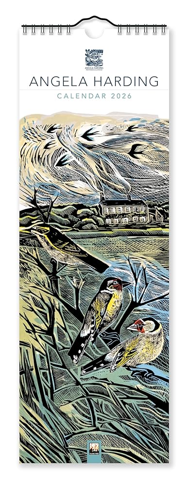 Angela Harding Slim Calendar 2026 (Art Calendar) cover image