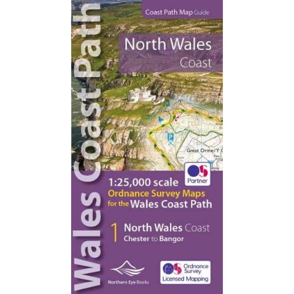 North Wales Coast Path Map cover image