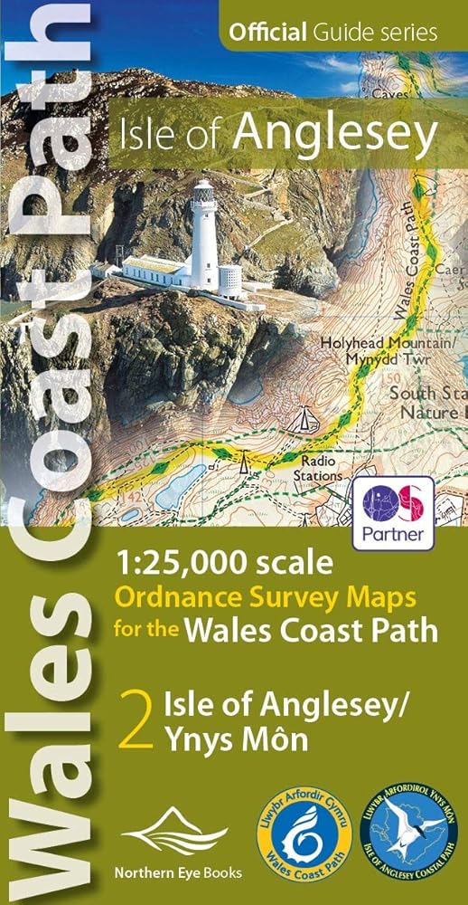 Isle of Anglesey Coast Path Map - 1:25,000 sclae OS mapping for the entire Isle of Anglesey Coast Path cover image