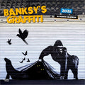 Banksy's Graffiti OFFICIAL | 2026 12 x 24 Inch (Hanging) Monthly Square Wall Calendar | Plastic-Free | BrownTrout | Drawings Street Art Design cover image